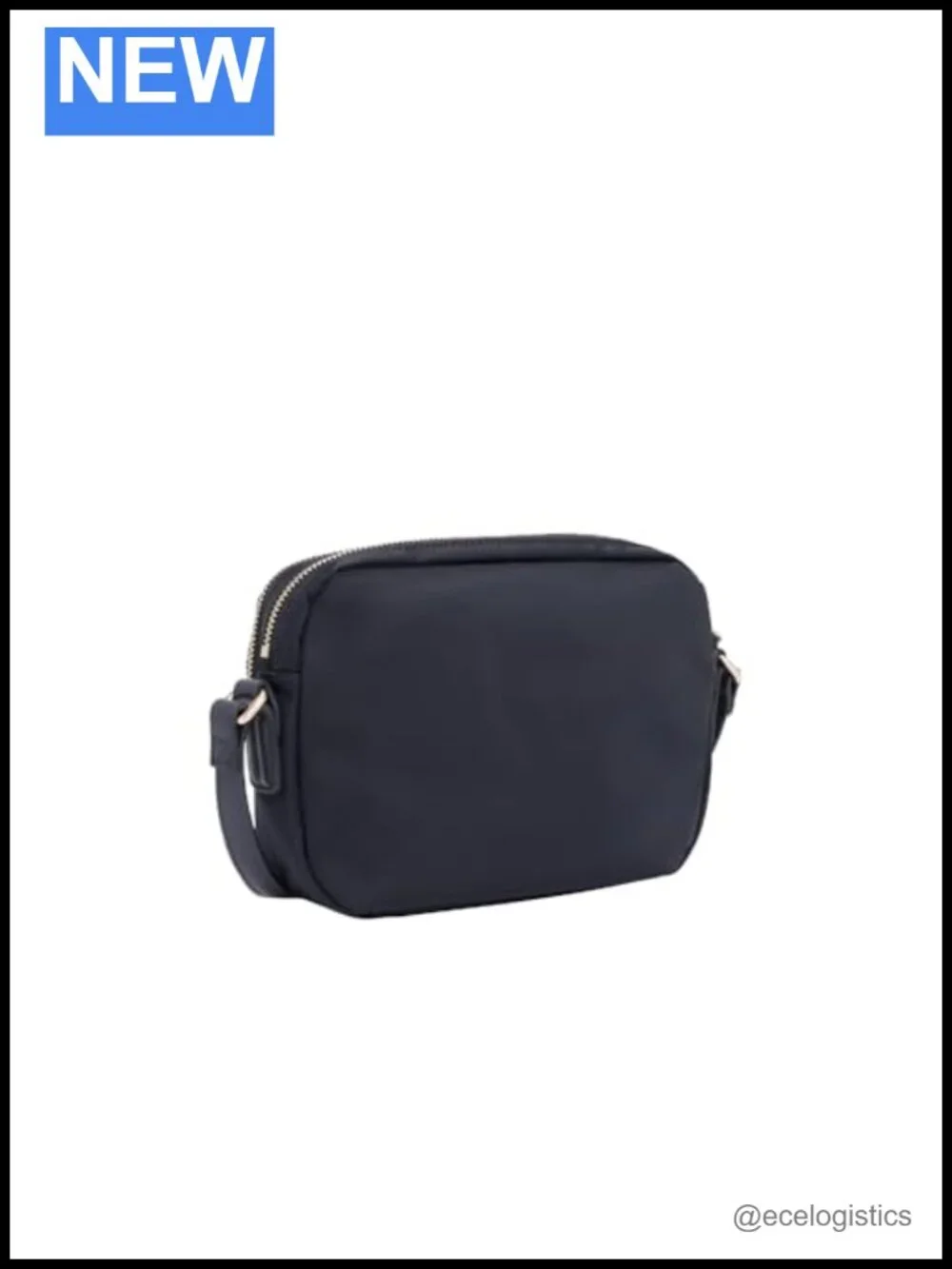 Nylon Crossbody Bag with Adjustable Strap, Poppy Style